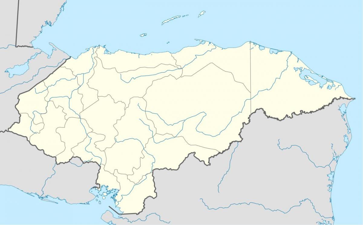 harta arată Honduras