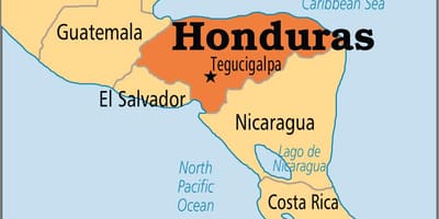 Honduras capital hartă