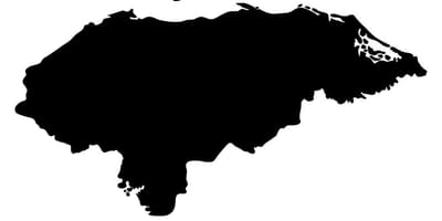 Harta Honduras harta vector
