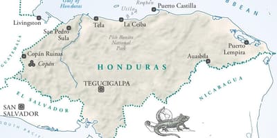 Harta de la ceiba, Honduras